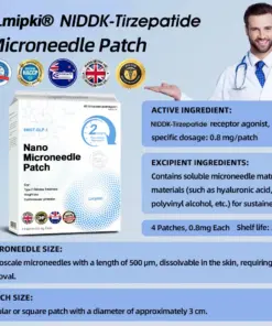 【Lmipki® Official Store】 NIDDK-Tirzepatide Nano Microneedle Patch