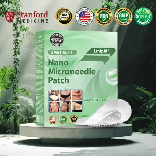 𝗟𝗺𝗶𝗽𝗸𝗶® Nano Microneedle Patch with SMGT-GLP-1 & Matrixyl 3000